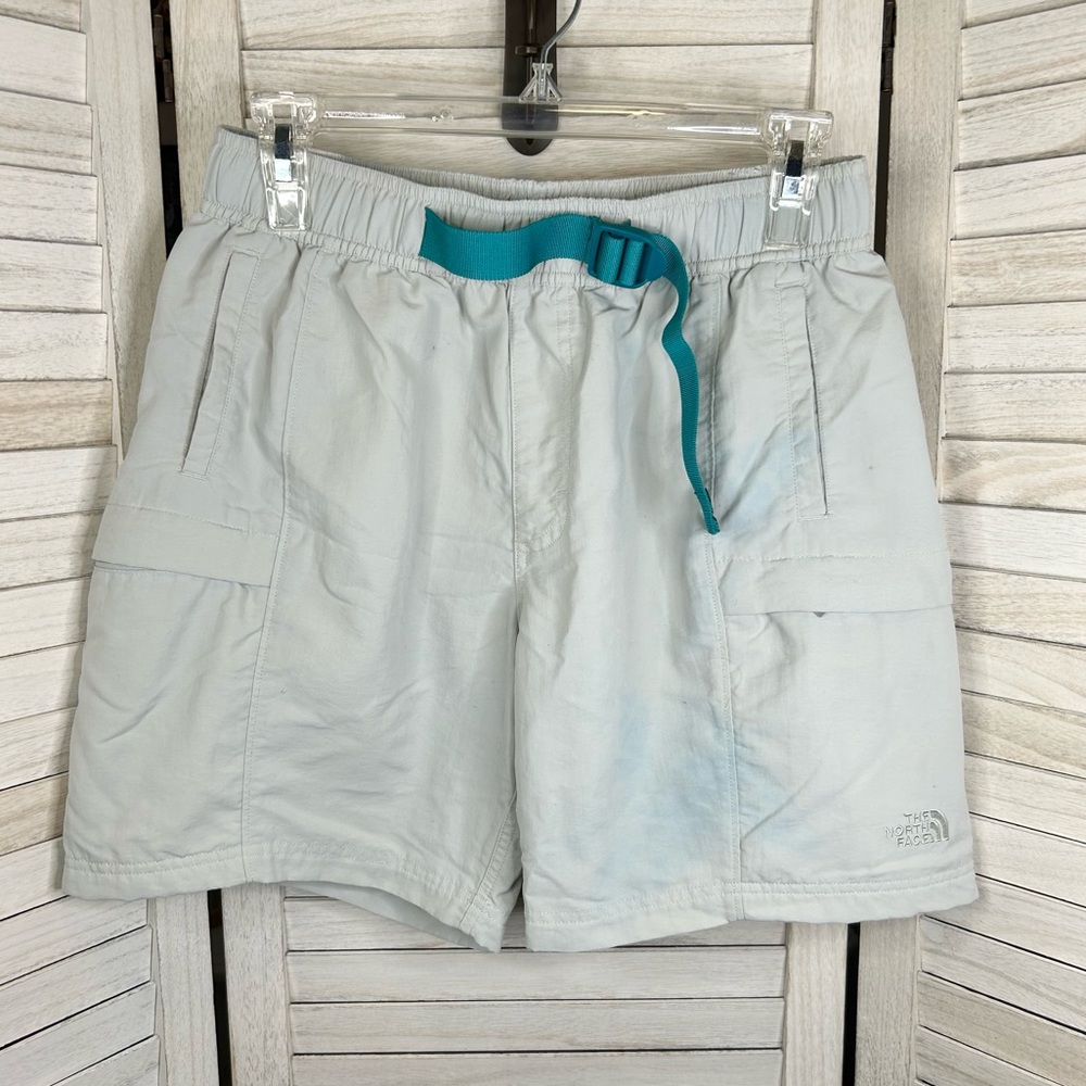 The North Face Men’s Outdoor Cargo Off White Shorts with Belt - Picture 3 of 12